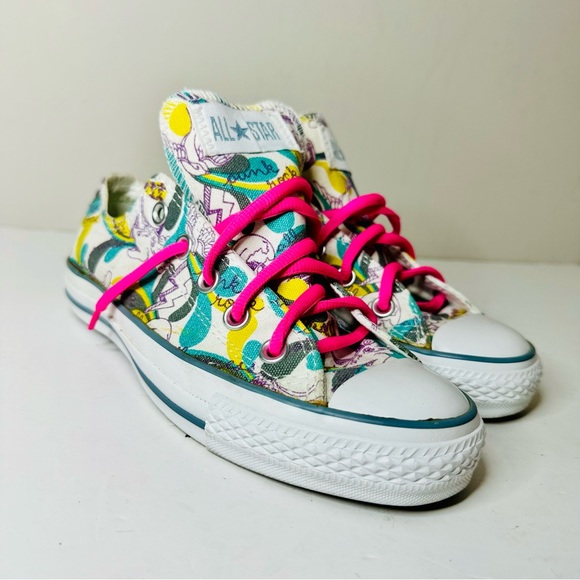 Converse All Star Low-Top Graffiti Sneakers, Size US 6 = 23 cm - Picture 3 of 8